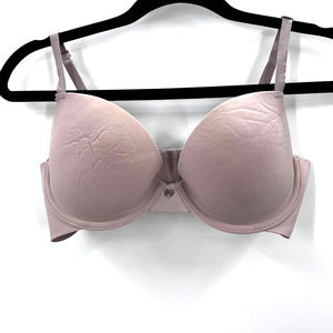 Lucky Brand Cream Light Padded T Shirt Bra Wired Adjustable Straps Women's 34C